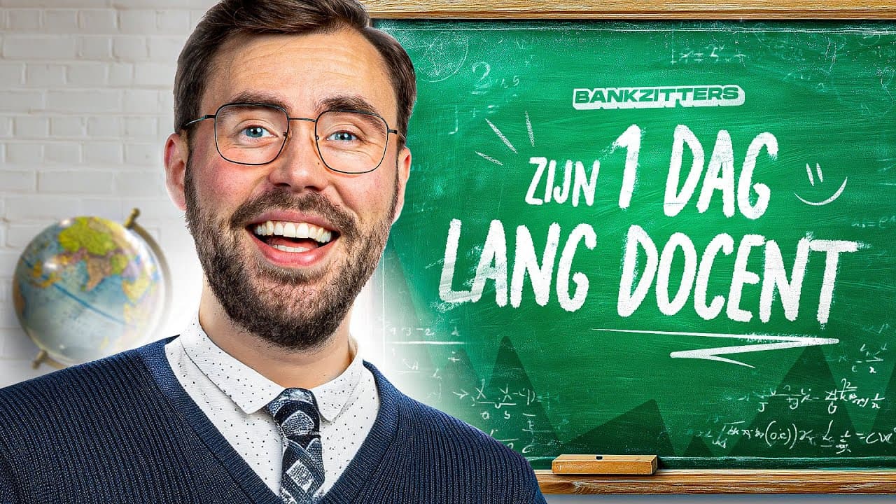 BANKZITTERS ZIJN EEN DAG LANG DOCENT