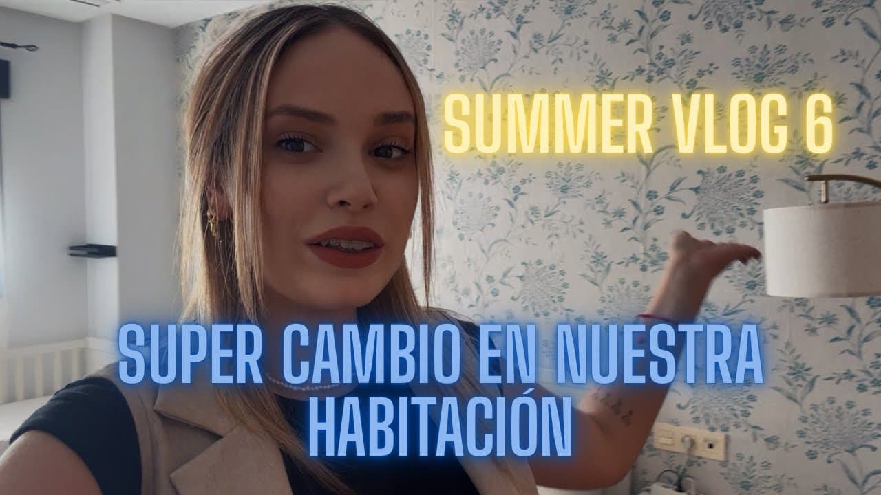 TRANSFORMACIÓN de NUESTRA HABITACIÓN con PHOTOWALL✨COMPRA en ALDI SIN GLUTEN 🌾