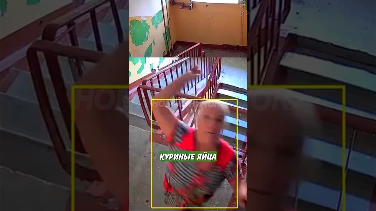 😯 Бабуле не понравилась камера в подъезде, и вот что она устроила! | Новостничок