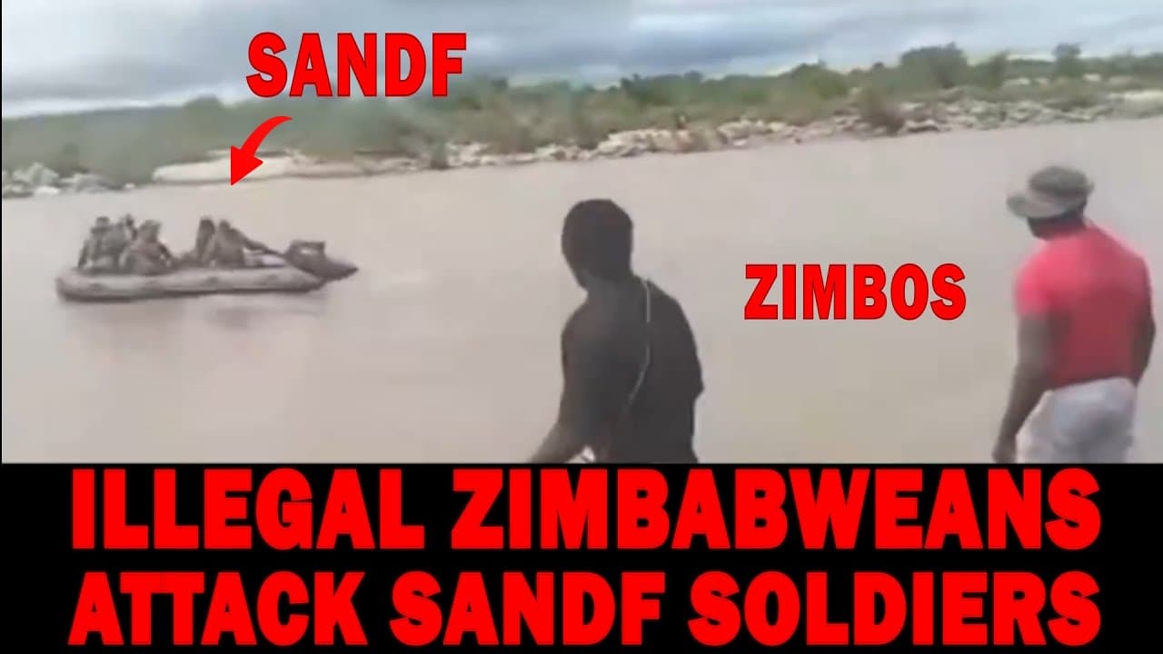 Foreigners ATTACK & INSULT SA Soldiers for Blocking Them from Entering SA Illegally