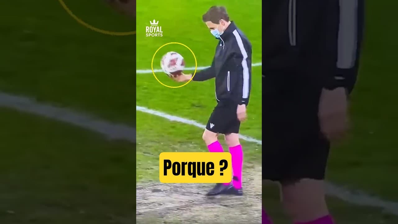 ¿Por qué los árbitros dejan caer el balón? 😱⚽