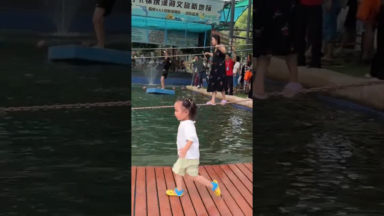 ※A cute baby's growth story. Changde's internet celebrity's light-weight water-drifting skills.