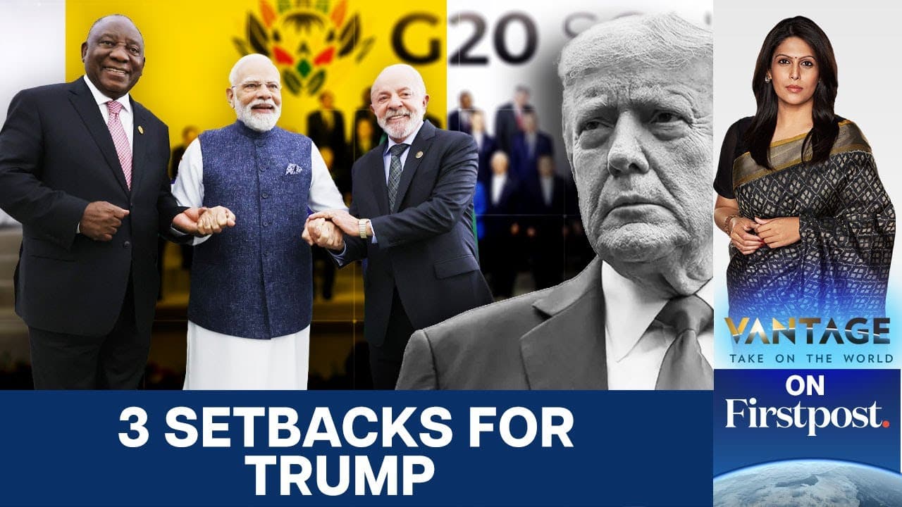 Why the G20 Summit Was A Setback for Donald Trump | Vantage with Palki Sharma