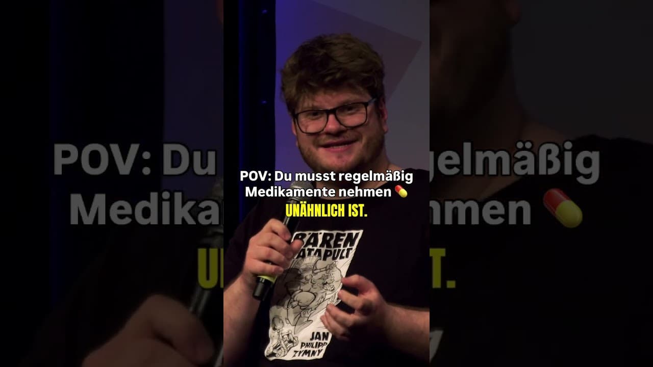 POV: Du musst regelmäßig Medikamente nehmen 💊 #comedy #humor #lustig #standupcomedy #shorts