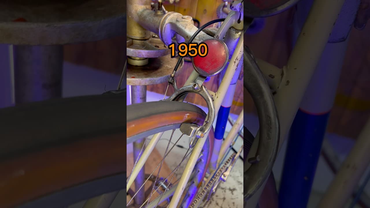 The evolution of vintage road bike brakes