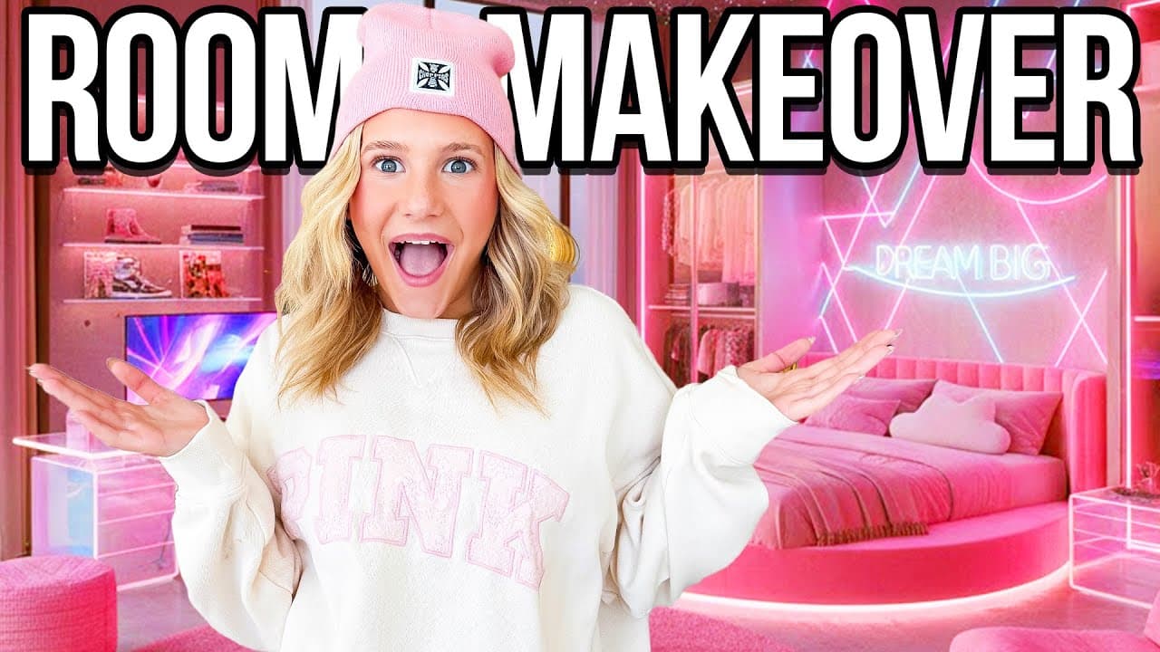 MY DAUGHTERS SURPRiSE DREAM ROOM MAKEOVER *SO CUTE* ✨