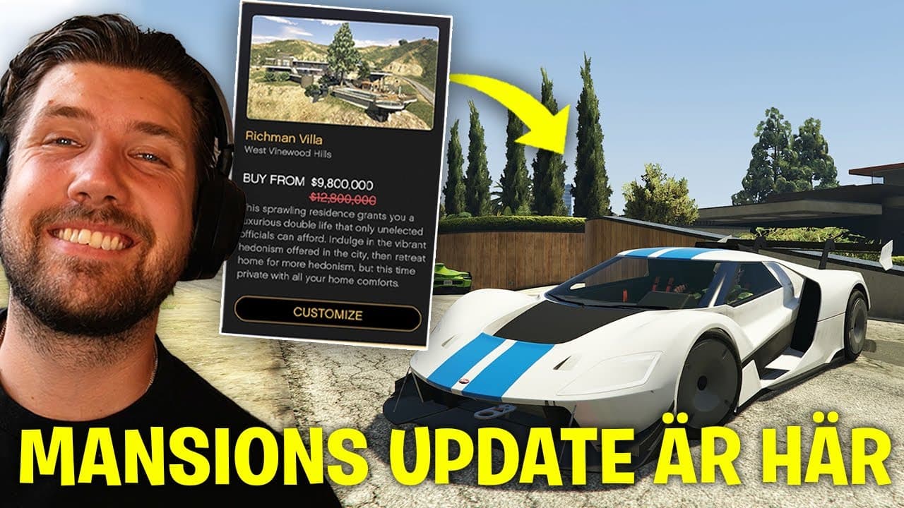 GTA ONLINE - MANSIONS UPDATE ÄR HÄR! KOLLAR IN ALLT NYTT & SPENDERAR ALLA VÅRA PENGAR