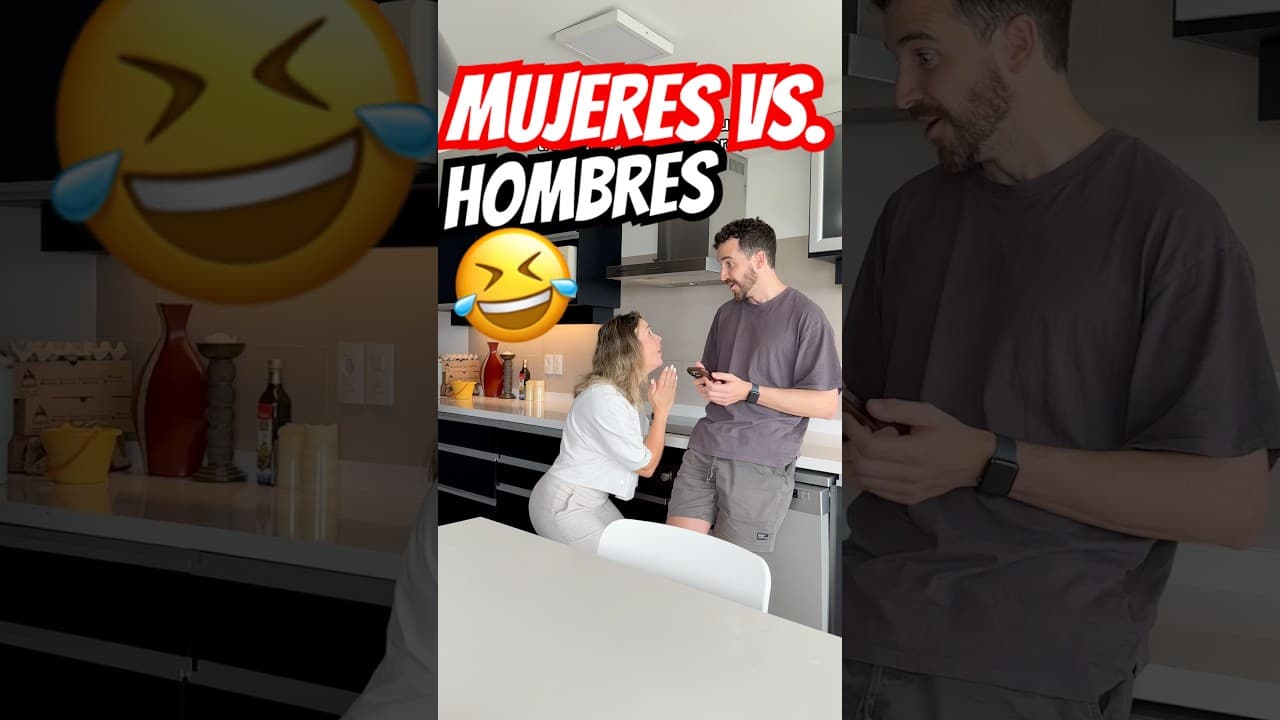 MUJERES VS. HOMBRES (Ellas siempre ganan)🙋🏼‍♀️🤣🤦🏻‍♂️ #humor #parejas #shorts