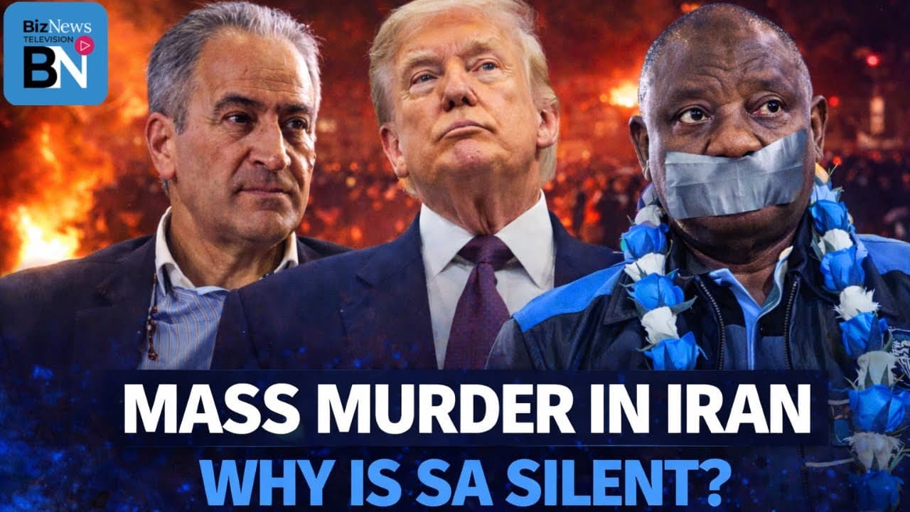 Director’s Cut: Iran on a knife edge - Dr Iraj Abedian on killings, SA silence and Trump's gamble
