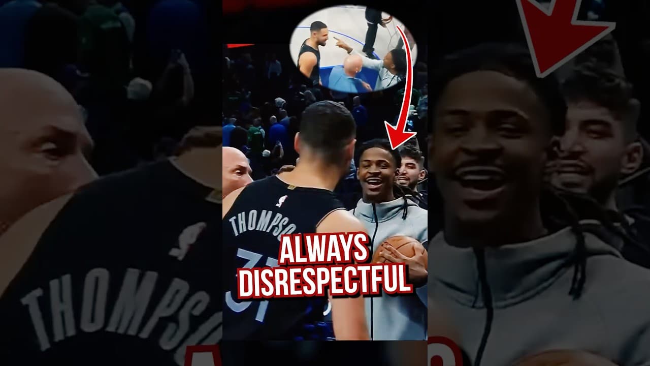 Ja Morant has always been DISRESPECTFUL 🤮🫣 #shorts #nba #jamorant