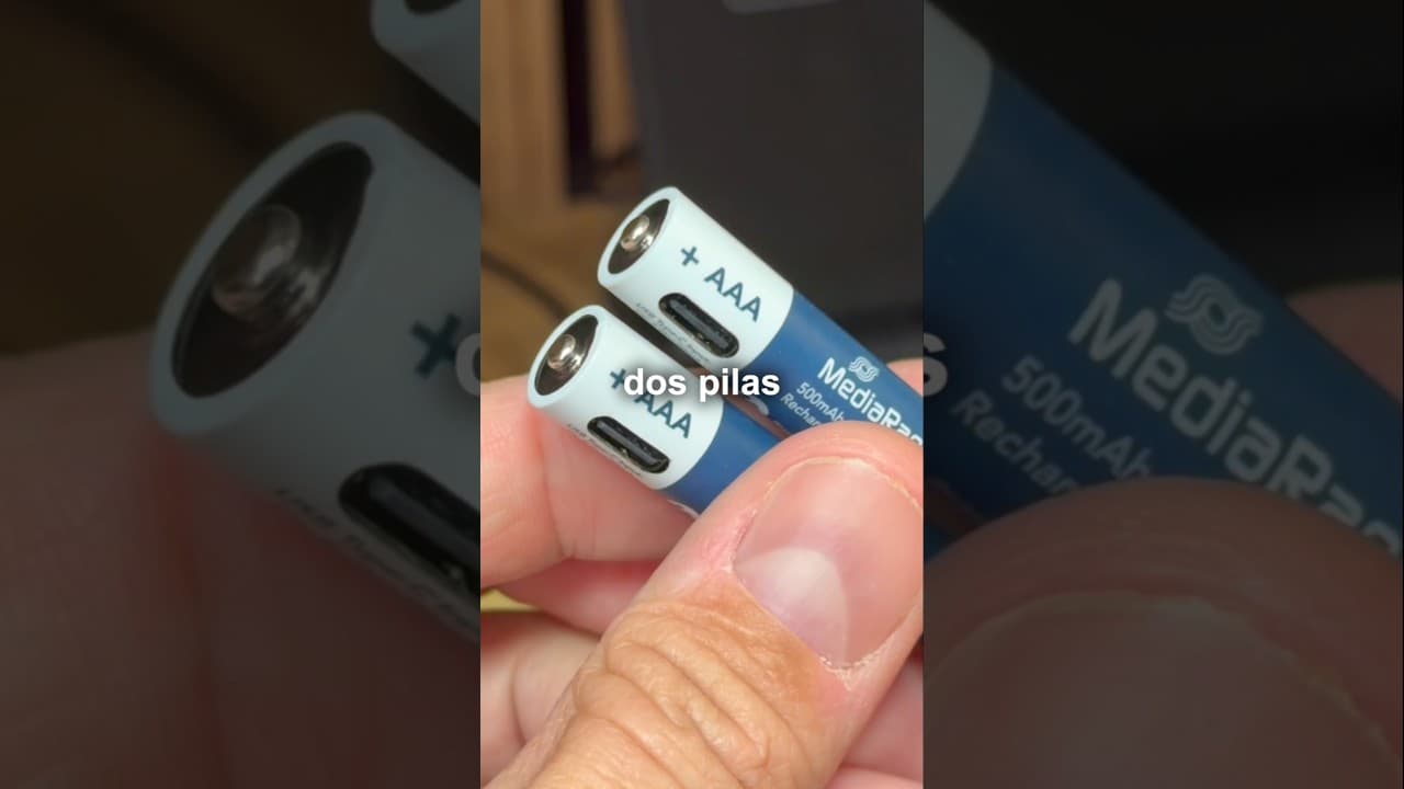 Pilas USB C Recargables, MENUDO INVENTO! 💡