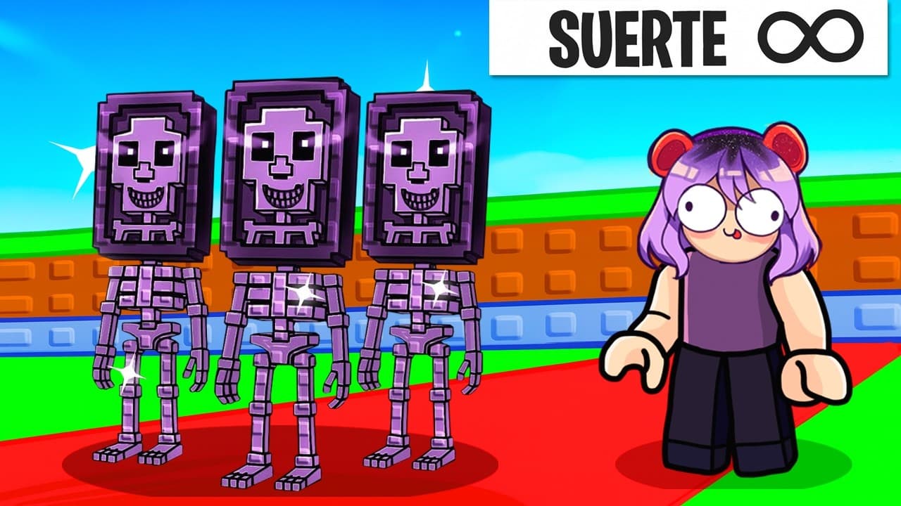 LE DI SUERTE INFINITA A MI NOVIA PARA CONSEGUIR BRAINROT SECRETOS COMPLETO (STEAL A BRAINROT ROBLOX)
