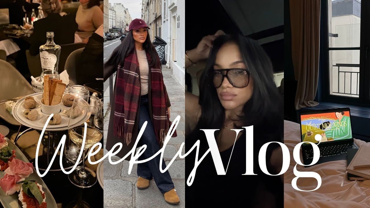 weekly vlog | being a daredevil + random paris trip + girlhood + cooking & more! Allyiahsface vlog