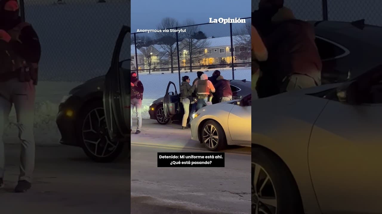 Agentes de ICE se equivocan y detienen a oficial penitenciario en formación / La Opinión