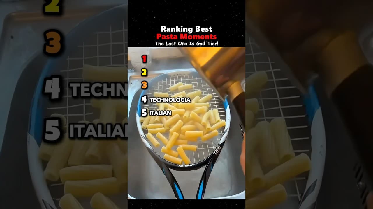 Ranking Best Pasta Moments