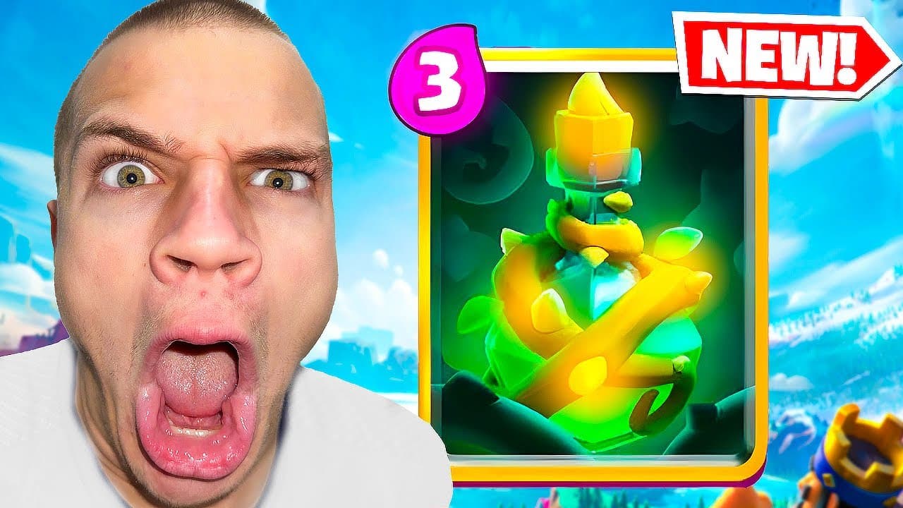 Jynxzi & Ryley Use The *NEW* Vine Spell (Clash Royale)