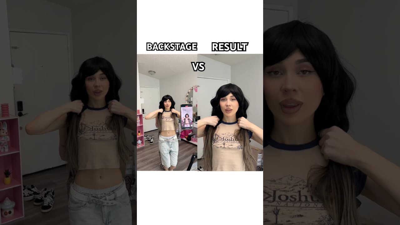 Backstage VS Result #elsarca #tiktok