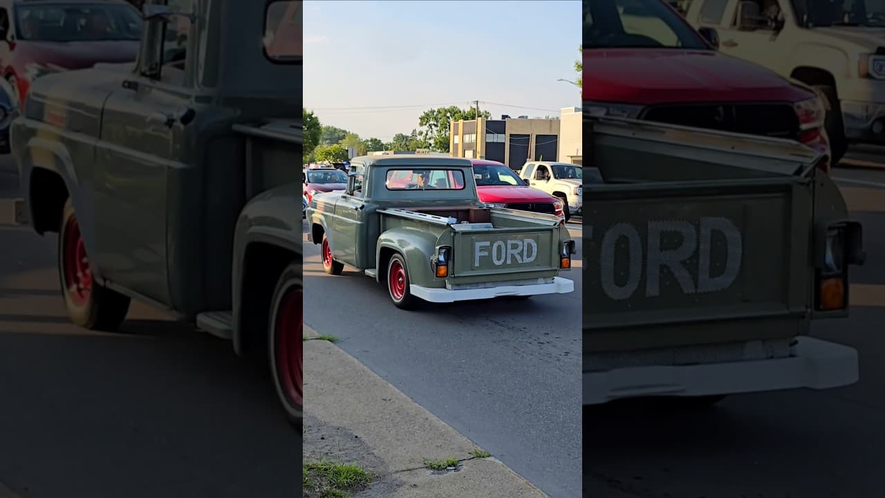 1959 Ford F100 Classic Pickup Truck Drive By Backward Woodward 2025