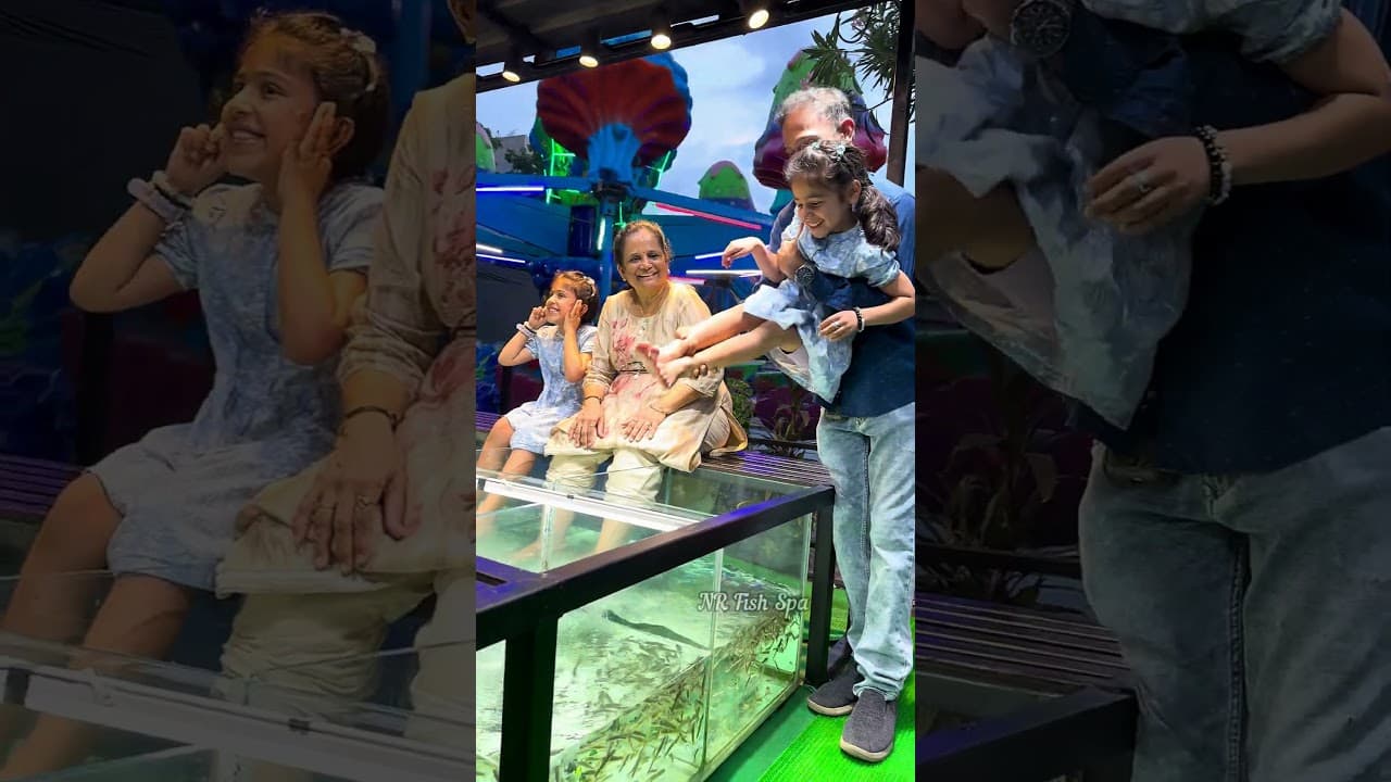 NR Fish Spa🥰 Besant Nagar beach +919952085544 #youtubeshorts #spa #cute #fish #yt #youtube #chennai