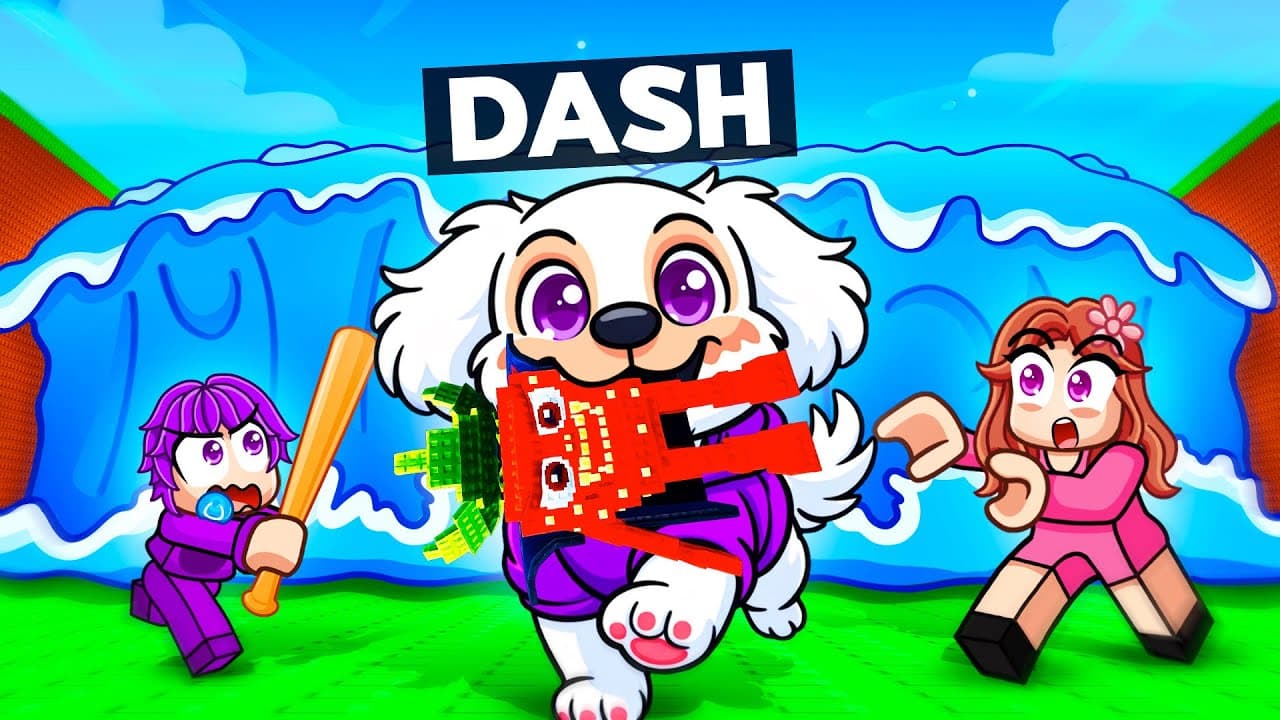 Trolling as a DOG In Escape Tsunami For Brainrots…