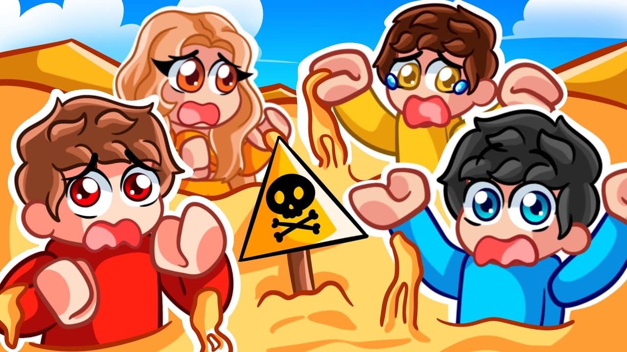 Atrapados en ARENAS MOVEDIZAS en Roblox!