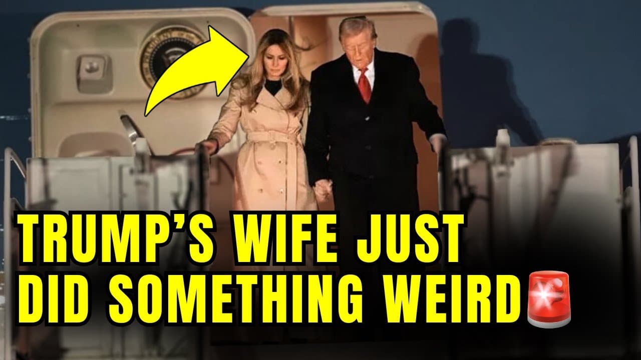 🚨Melania Just STUNNED Trump With NEW SCANDAL On Air Force One