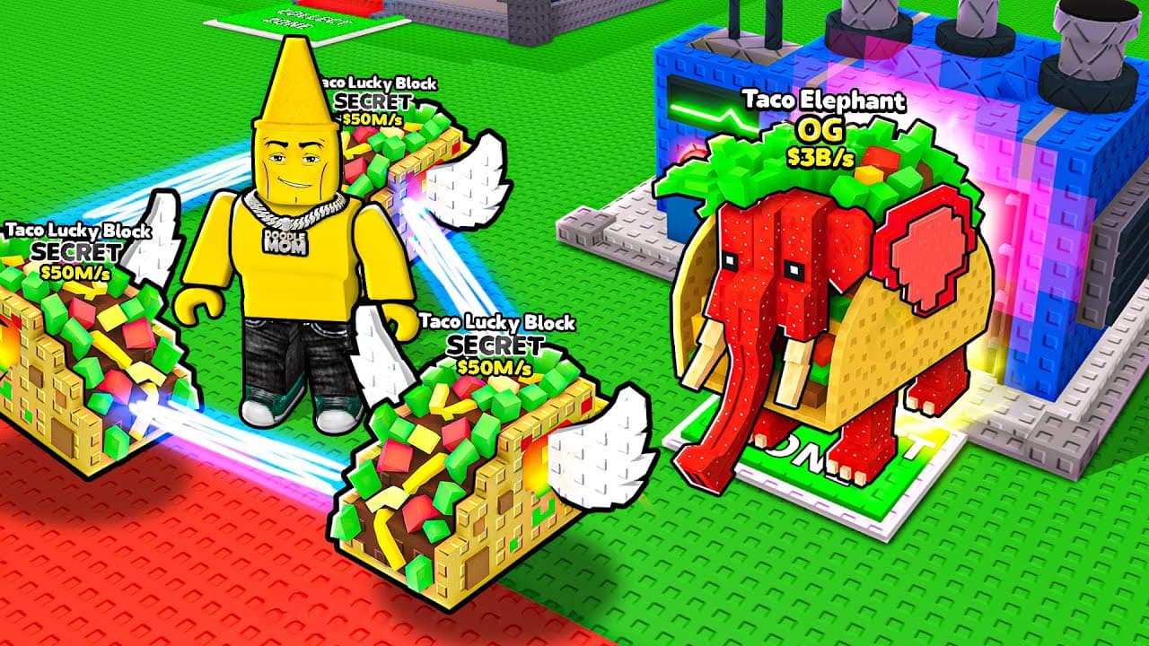 I Fused 21 TACO LUCKY BLOCKS and Got THIS..