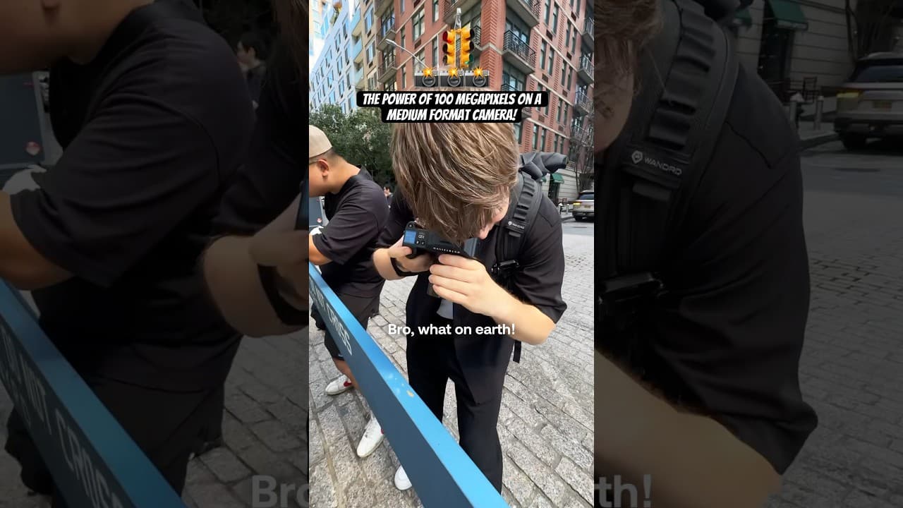The power of 100 megapixels on the medium Format Hasselblad X2D #streetphotography
