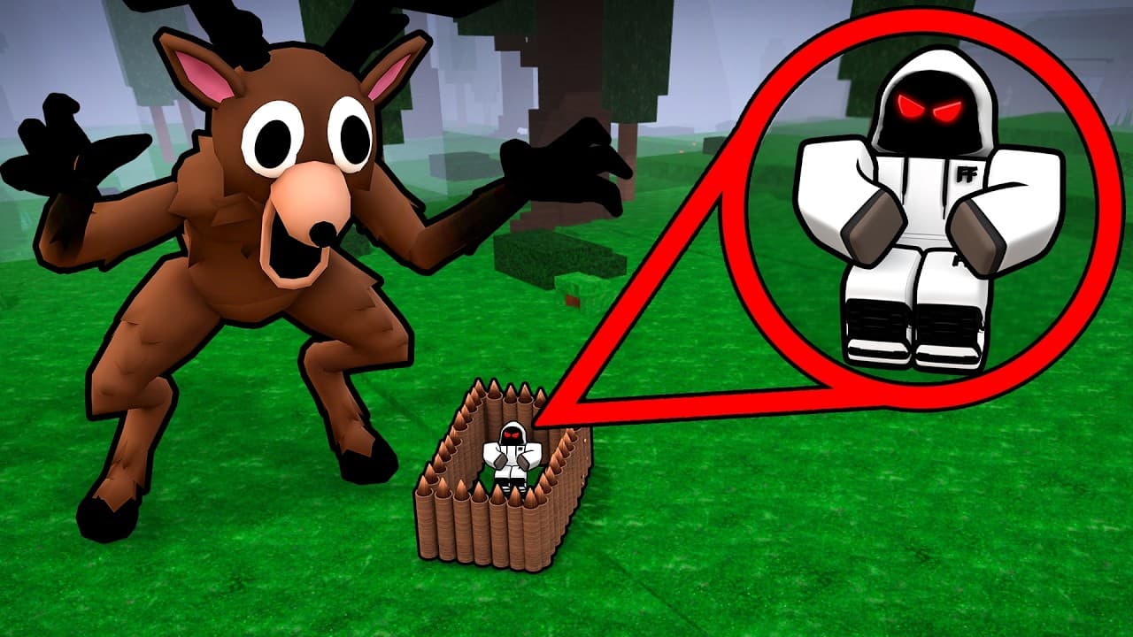 I Built The SMALLEST AFK Base In 99 Nights In The Forest..