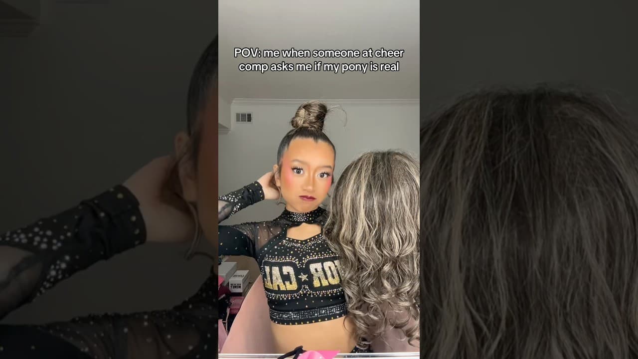 I had the length for it just not the skill to tease🤧 #bellaluu #relatable #hairtutorial