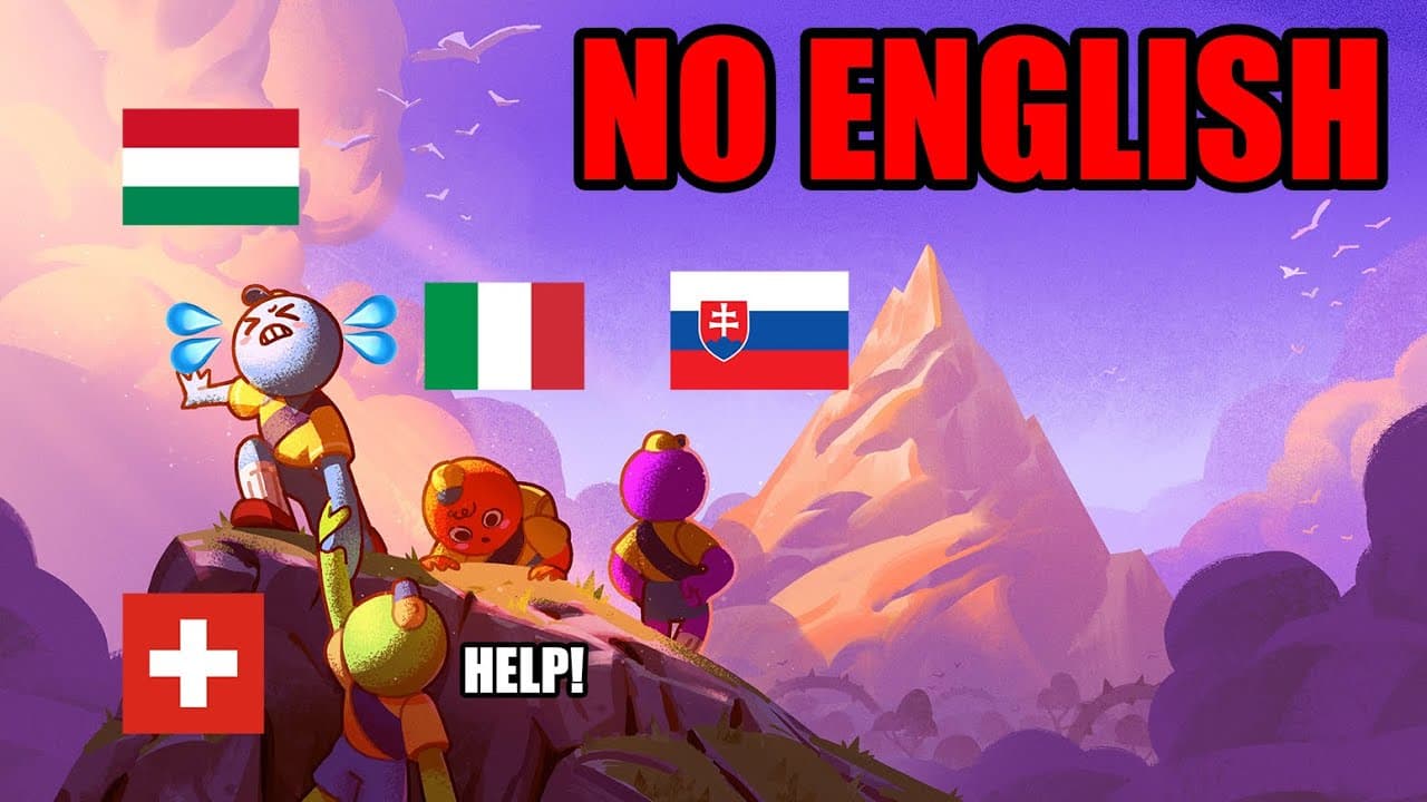 PEAK but we played using ONLY our native languages! NO ENGLISH ALLOWED