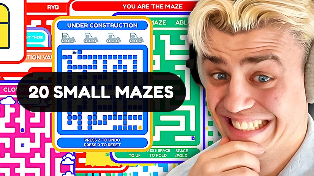 Papaplatte muss 20 Rätsel lösen (20 Small Mazes)
