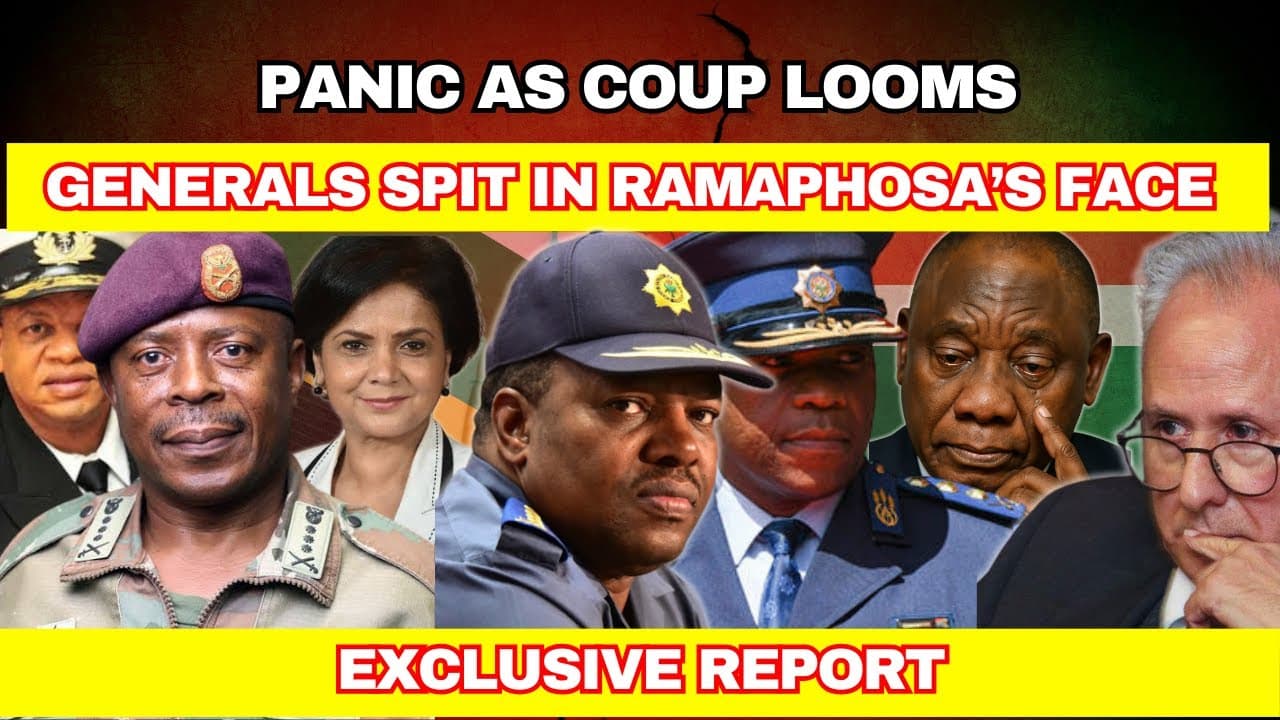 PANIC As Coup LOOMS — Generals Spit in Ramaphosa’s Face