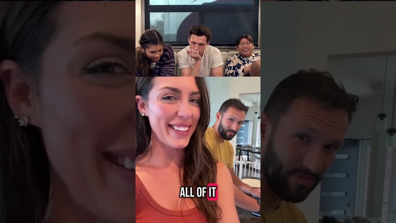 Tom Holland Laughs To Viral Funny Videos Part 1