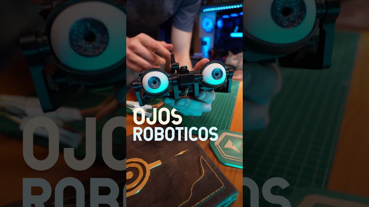 Estos son los ojos robóticos más realistas del mundo? #maker #3dprinting #3dprint #impresion3d #tech
