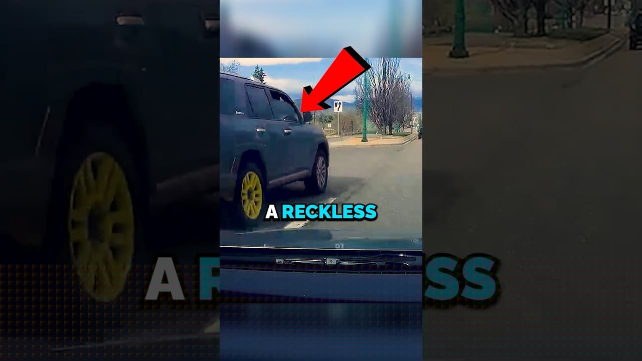 Reckless Driver Gets Poetic Instant Karma! 😨
