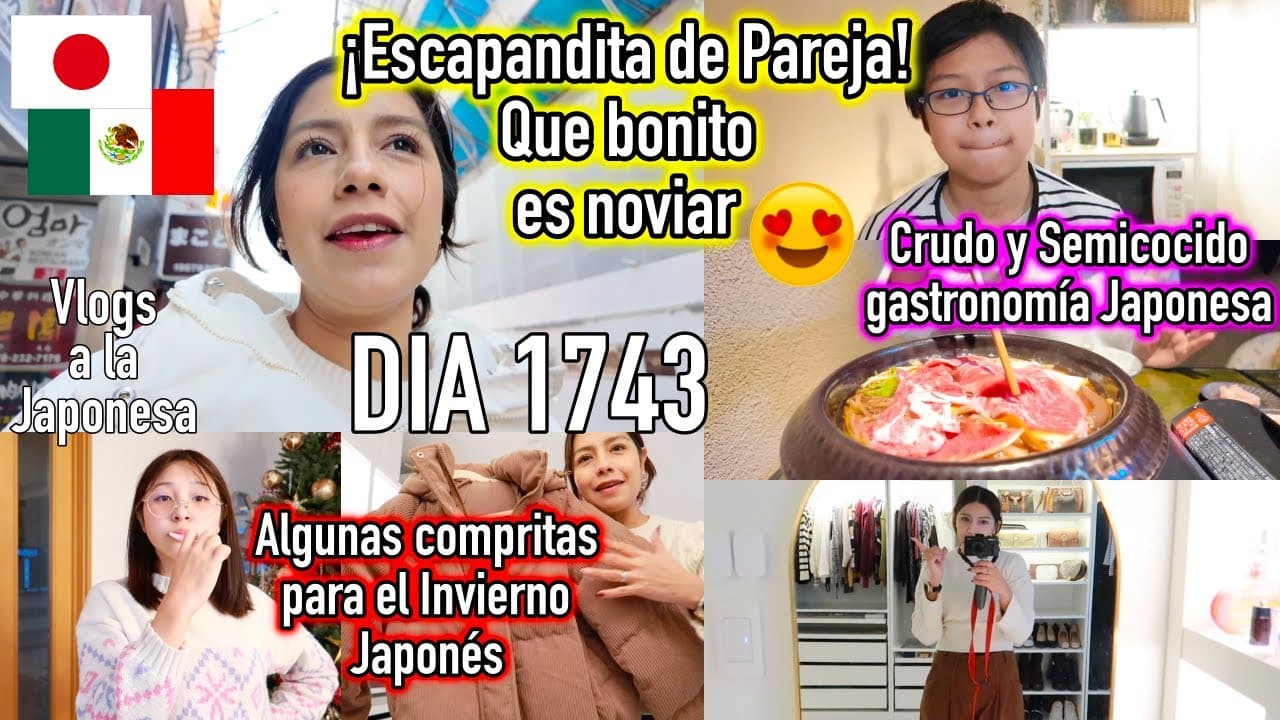 ¡Hay que Agarrarle el gusto! GASTRONOMIA JAPONESA + Salida en Pareja JAPÓN - Ruthi San ♡ 05-12-25