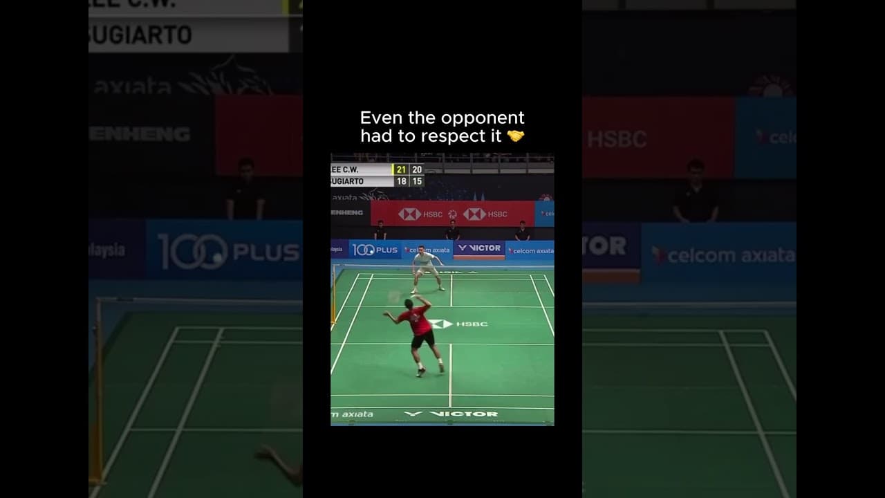 Even the opponent had to respect it 🤝