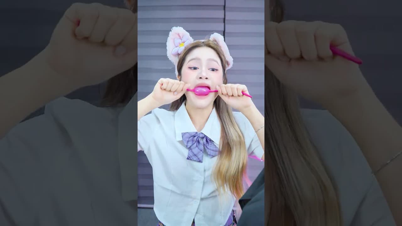 Classroom Magic Show... From Clumsy to PRO! 🎩 #lilymeow #lilymiumiu #couplegoals #schoolcrush