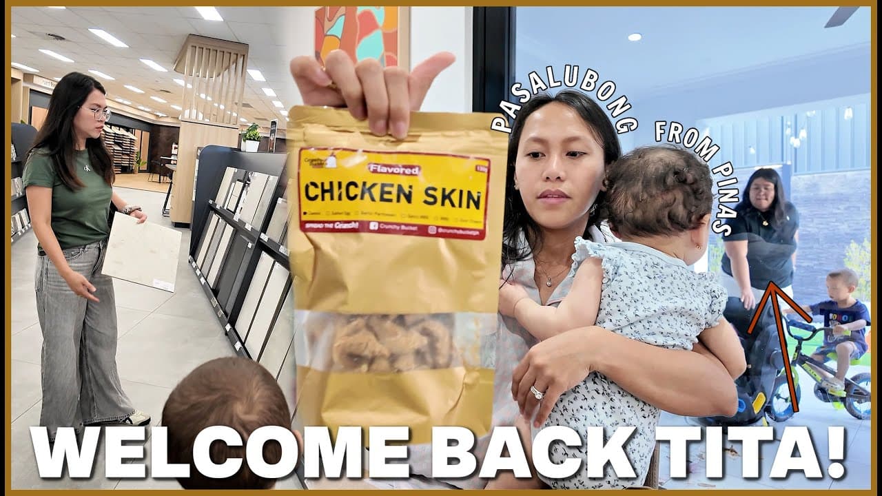 COMPLETE NA ANG TITAS! PASALUBONG FROM PINAS! ❤️ | rhazevlogs