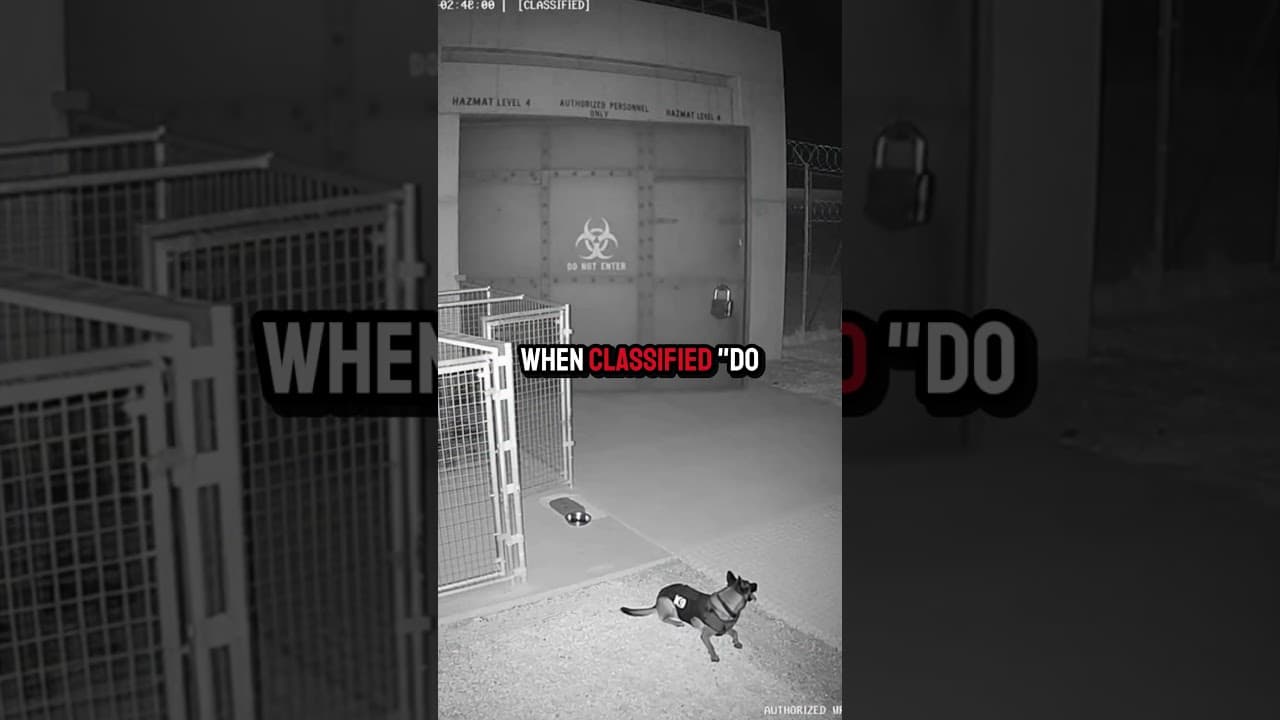 This Military Guard Dog Said NOPE 💀 #shorts