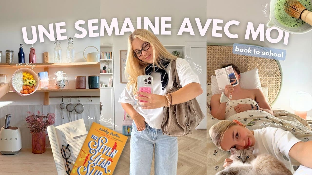 UNE SEMAINE DANS MA VIE ( mes études, lecture, recettes, sorties...)
