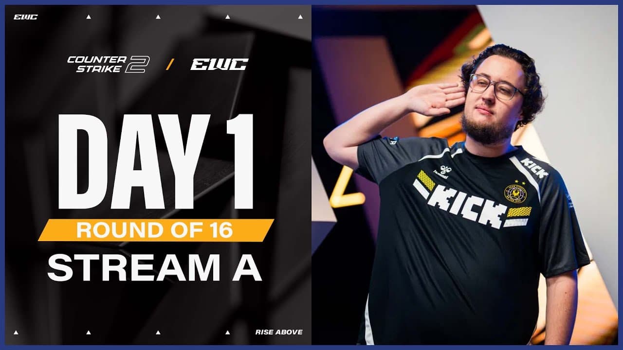 Counter-Strike 2 at EWC 25 - Day 1 - Round of 16 - Stream A