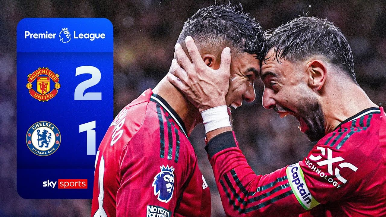 Man Utd win stormy THRILLER at Old Trafford 🌧️ | Man Utd 2-1 Chelsea | EPL Highlights