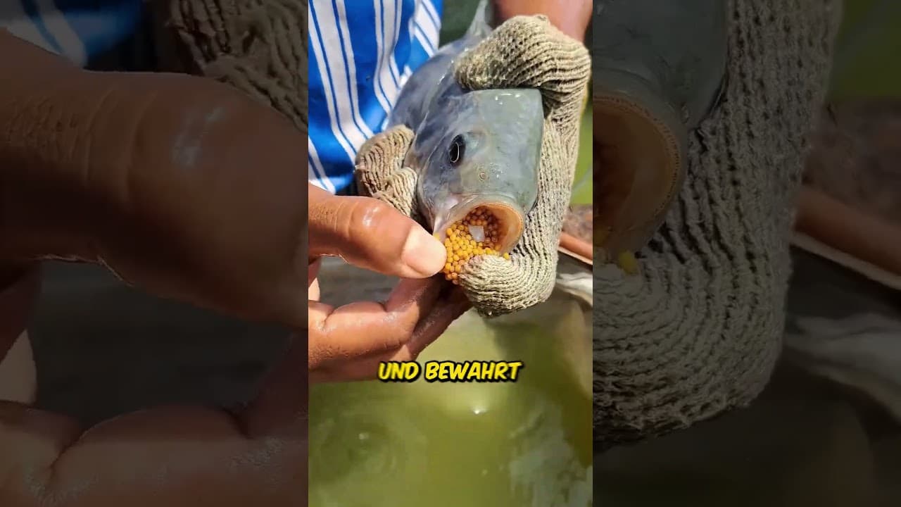 Arowana Fisch überrascht mit Trick! 😲