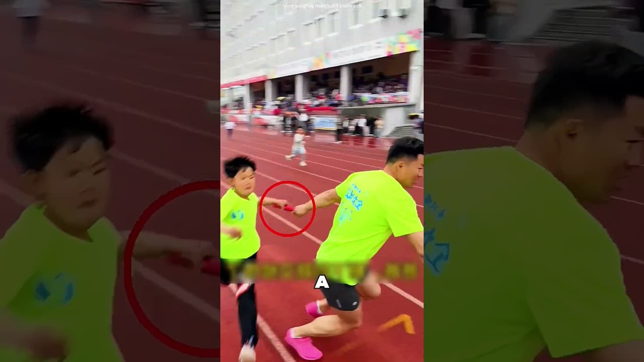 Il court plus vite que tous les autres parents 🏃‍♂️🔥