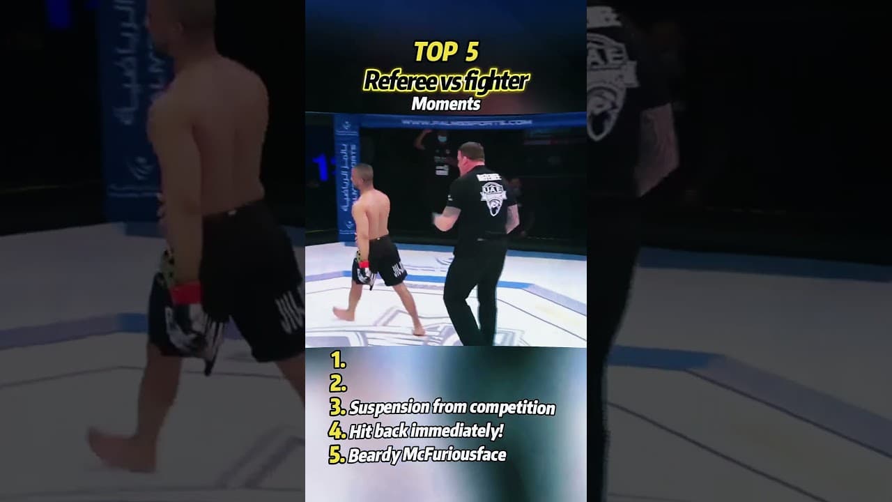 REFEREE VS FIGHTER