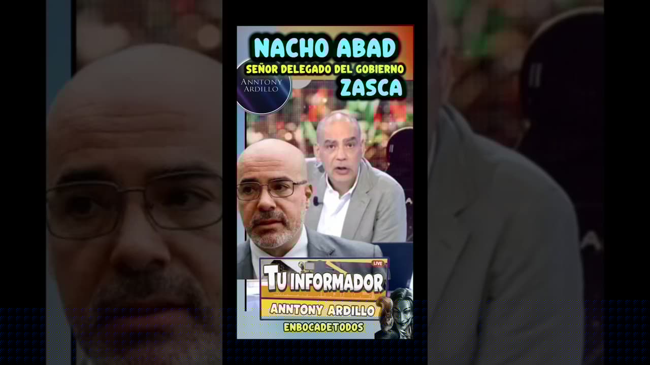 NACHO ABAD ZASCA AL DELEGADO DEL GOBIERNO EN MADRID POR SU NEFASTA GESTION DE LA VUELTA CICLISTA