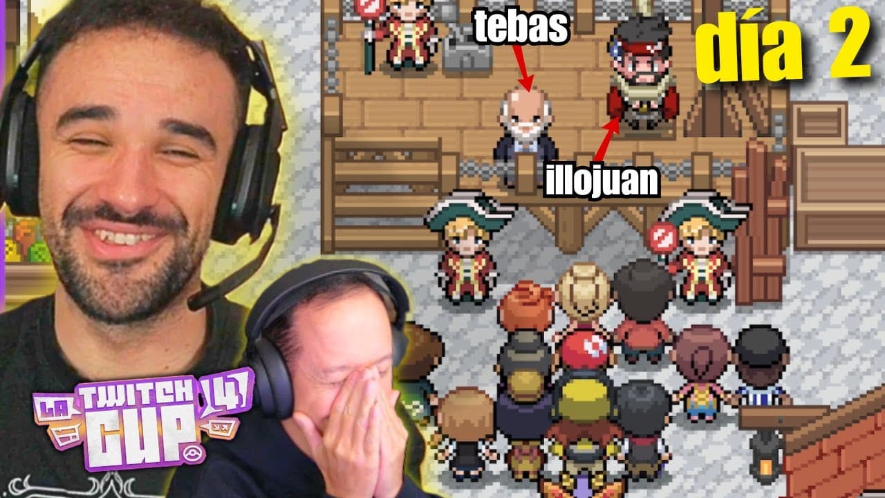 ILLOJUAN en POKEMON twitch CUP 4 con Knekro | DIA 2 (2º medalla, ciudad illojuan y mas capturas)