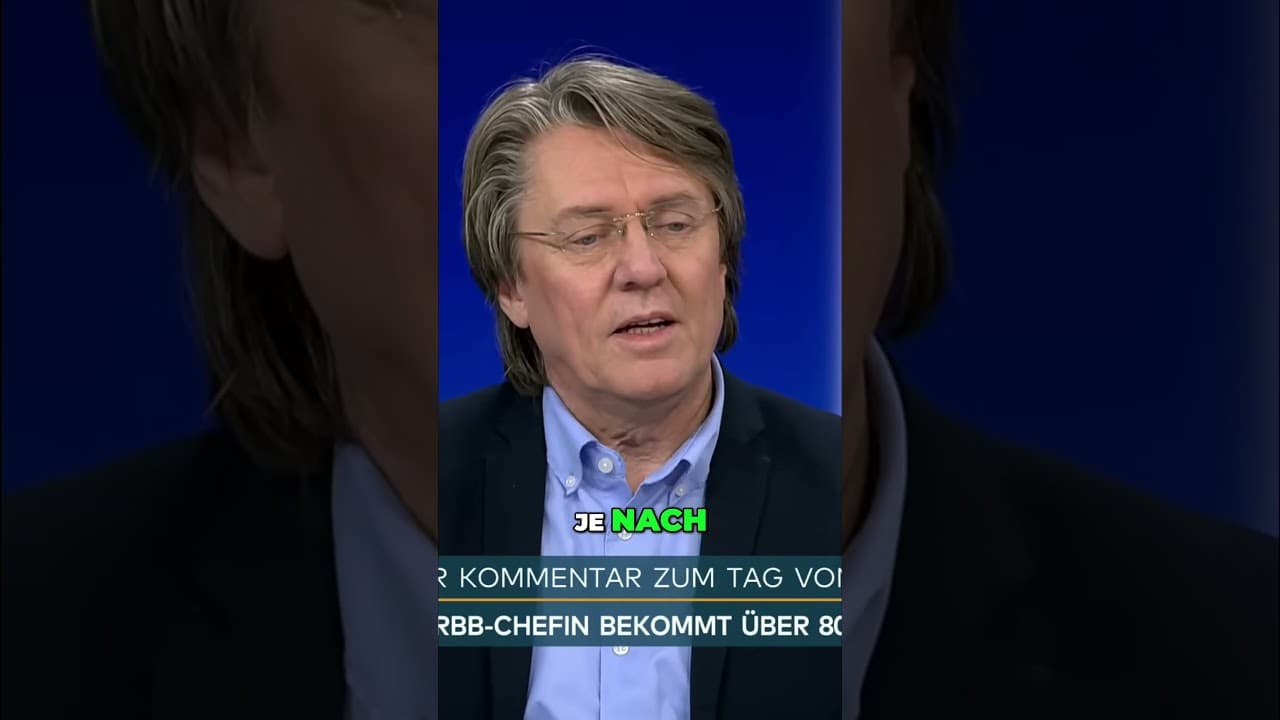 Läuft doch! Rentenzahlungen beim rbb  Empörung über Millionen Ruhegehalt 💸 Gunnar Schupelius  2025